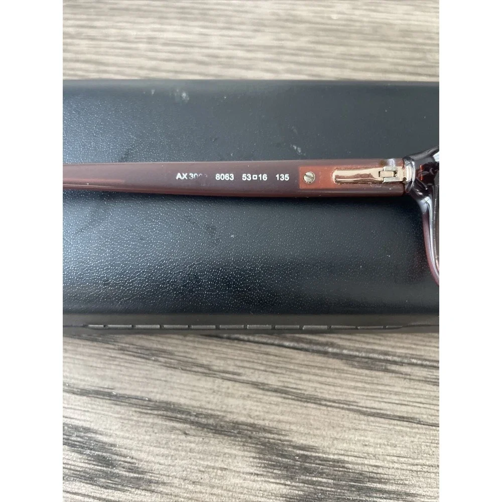 Armani Exchange AX3009 8063 Womens Brown Cats Eye Eyeglasses Frames 53/16~135